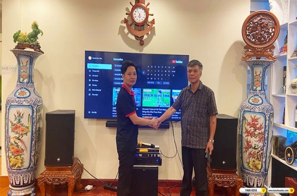 Lắp đặt dàn karaoke trị giá khoảng 90 triệu cho anh Hạnh tại Hải Phòng (RCF CMAX 4112, VM840A, KX180A, Klipsch SPL-120, UGX12 Gold) 