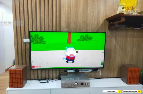 Lắp đặt dàn nghe nhạc trị giá hơn 40 triệu đồng cho anh Đại tại Hà Nội (JBL L52 Classic, Denon PMA-900 HNE) 