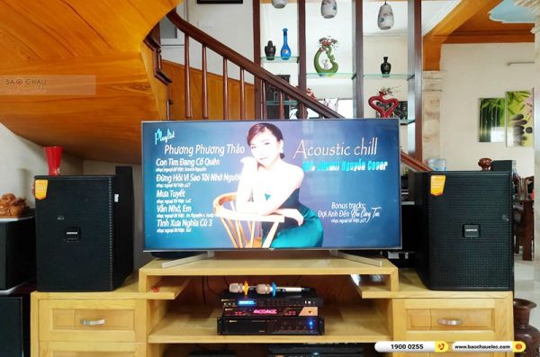 Lắp đặt dàn karaoke trị giá gần 50 triệu cho chị Hồng tại Hà Nội (Domus DP612S, VM640A, BPR-8500, SW815, BJ-U600)