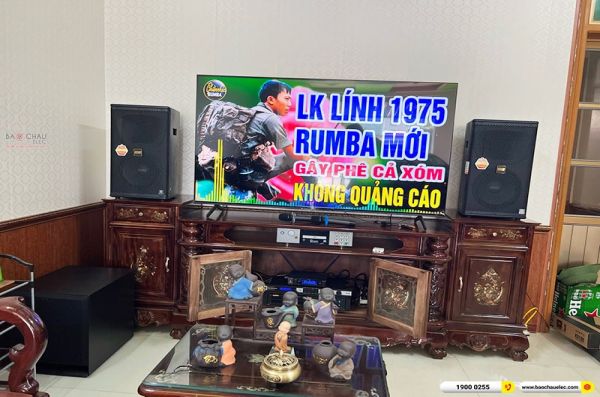 Lắp đặt dàn karaoke trị giá gần 60 triệu cho anh Hiểu tại Hòa Bình (BMB 1210SE, VM620A, KX180A, Klipsch SPL120, JBL VM200) 