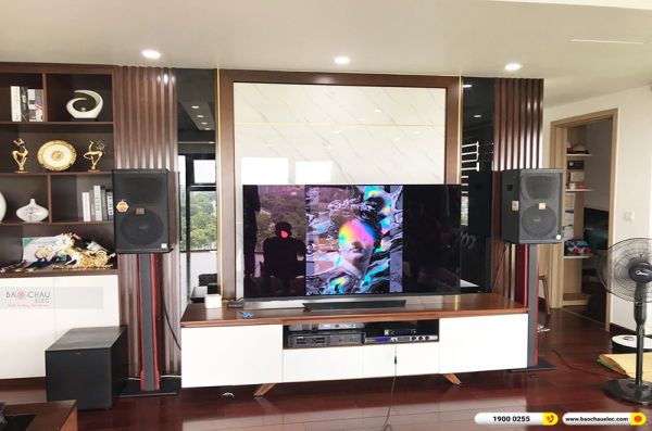 Lắp đặt dàn karaoke trị giá gần 60 triệu cho chị Lương tại Hà Nội (BMB 1210SE, VM620A, JBL KX180A, R120SW, JBL VM200, BKSound M8) 