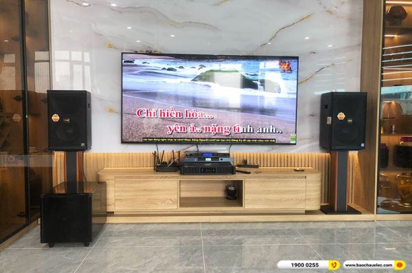 Lắp đặt dàn karaoke trị giá gần 70 triệu cho anh Sơn tại Hà Nội ((BMB CSS 1210SE, BMB DAD 950, BMB KSP50, BMB WB-5000)