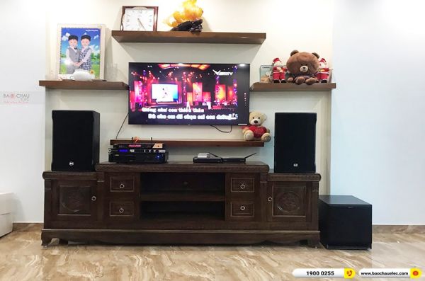Lắp đặt dàn karaoke trị giá gần 90 triệu cho anh Vinh tại Hải Phòng (RCF CMAX 4112, VM820A, KX180A, SPL-120, BIK BJ-U600)