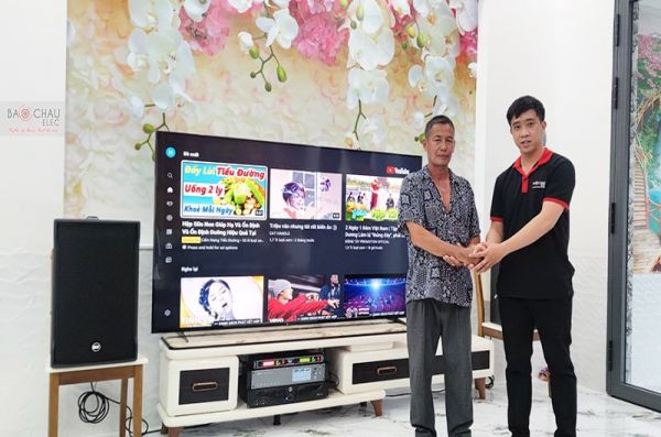 Lắp đặt dàn karaoke trị giá hơn 100 triệu cho cô Thủy tại Long An (RCF CMAX 4112, RCF IPS 3700, K9900II Luxury, BCE VIP6000)