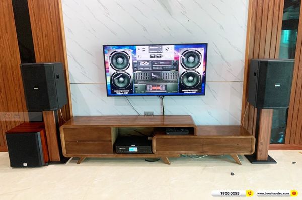 Lắp đặt dàn karaoke trị giá hơn 20 triệu cho anh Hai tại Thanh Hóa (BIK BSP 412II, BKSound DKA 8500, BKSound SW612C) 