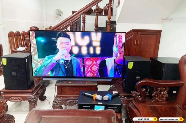 Lắp đặt dàn karaoke trị giá hơn 20 triệu cho chú Kiểm tại TPHCM (Domus DP6100, BKSound DKA 8500, BKSound SW612B) 