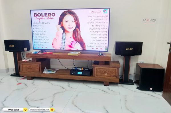 Lắp đặt dàn karaoke trị giá hơn 30 triệu cho anh Lâm tại Hà Nội (BMB CSN 510SE, BKSound DKA 6500, BKSound SW612C) 