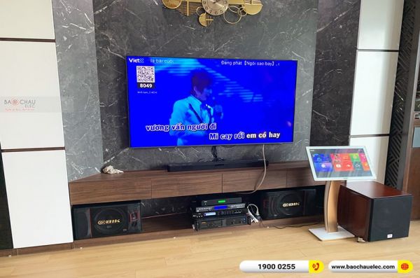 Lắp đặt dàn karaoke trị giá hơn 40 triệu cho anh Lâm tại Hà Nội (BIK BJ-S886II, VM620A, X5 Plus, SW512C, U900 Plus X, 4K Plus 4TB, Màn 22 inch)