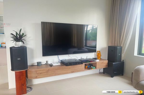 Lắp đặt dàn karaoke trị giá hơn 40 triệu cho chị Thu tại Hải Phòng (BIK BSP 410II, VM620A, BPR-5600, BIK BJ-W30, BJ-U550)