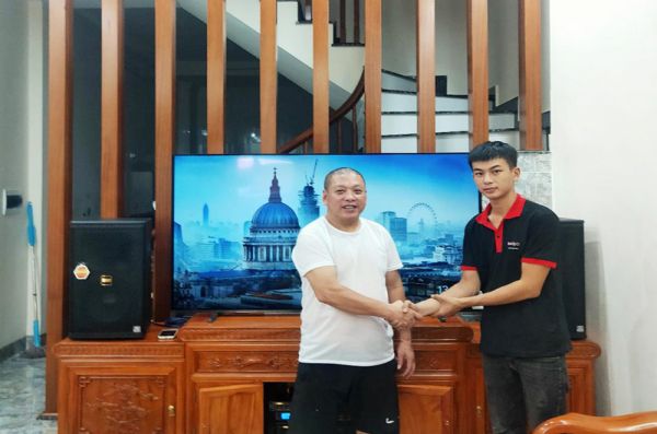 Lắp đặt dàn karaoke trị giá hơn 50 triệu cho anh Thắng tại Hà Nội (BMB 1210SE, BIK BBT-S555, VM620A, BPR-8500, BJ-U550)