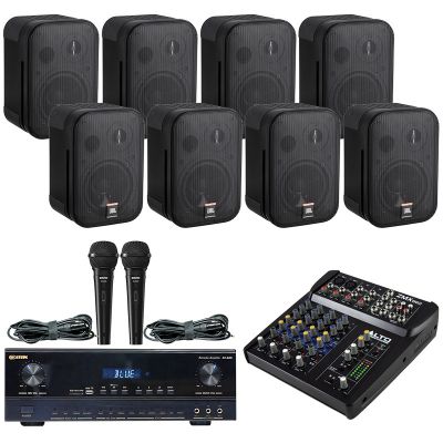 Hệ thống âm thanh quán café, nhà hàng JBL 04 (100-150m2)