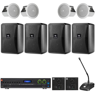 Hệ thống âm thanh quán cafe, nhà hàng JBL 05 (100-150m2)