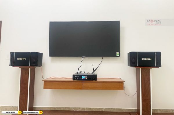 Lắp đặt dàn karaoke trị giá gần 20 triệu cho anh Tân tại Quảng Nam (BIK BJ-S768, BKSound DKA 6500) 