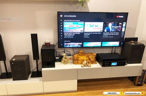 Lắp đặt dàn karaoke trị giá gần 20 triệu cho chị Nga tại Hà Nội (JBL MK08, BKSound DKA 5500)