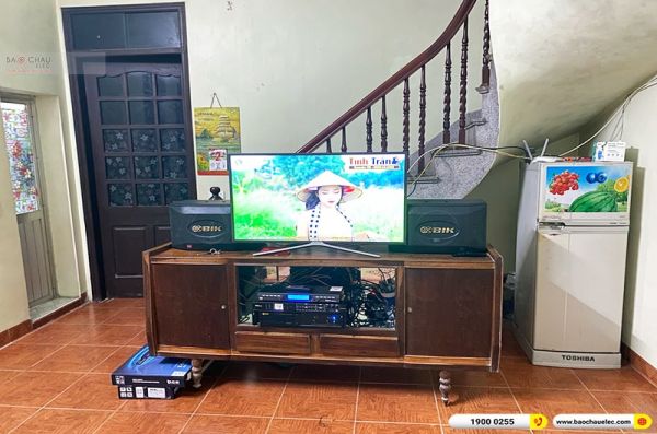 Lắp đặt dàn karaoke trị giá gần 20 triệu cho chú Thắng tại Hà Nội (BIK BQ-S63, VM420A, DSP-9000 Plus, U900 Plus X)