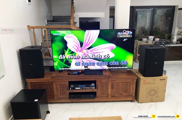 Lắp đặt dàn karaoke trị giá gần 40 triệu cho anh Quyết tại Hải Phòng (Alto AT2000II, VM620A, X6 Luxury, SW612B, BIK BJ-U500) 