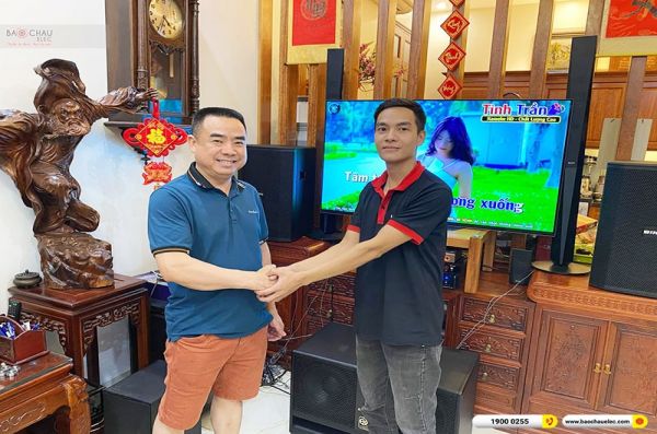 Lắp đặt dàn karaoke trị giá gần 50 triệu cho anh Hội tại Hà Nội (BIK BSP 412II, VM630A, BPR-5600, BJ-W66 Plus, BJ-U600) 