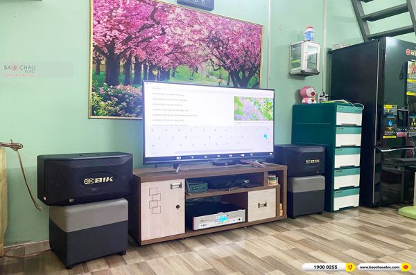Lắp đặt dàn karaoke trị giá hơn 15 triệu cho anh Minh tại TPHCM (BIK BQ-S63, BKSound DKA 6500) 