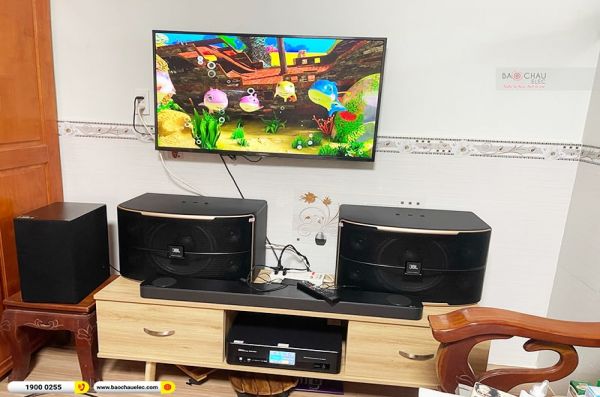 Lắp đặt dàn karaoke trị giá hơn 20 triệu cho chị Diệp tại Đồng Nai (JBL Pasion 12, BKSound DKA 8500)