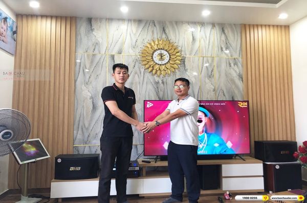 Lắp đặt dàn karaoke trị giá hơn 30 triệu cho anh Diện tại Hải Phòng (BMB CSN 510SE, VM620A, X6 Luxury, SW512C, BJ-U500) 