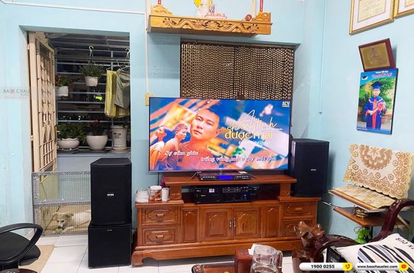 Lắp đặt dàn karaoke trị giá hơn 30 triệu cho anh Hải tại TPHCM (BSP 410II, VM620A, DSP-9000 Plus, Klipsch R100SW, U900 Plus X)