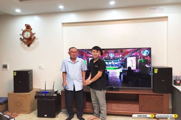 Lắp đặt dàn karaoke trị giá hơn 30 triệu cho chị Thủy tại Hải Phòng (Domus DP6120 Max, APP MZ-66, BKSound KX6, SW512B, U900 Plus X)