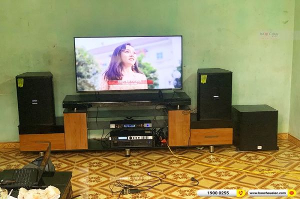 Lắp đặt dàn karaoke trị giá hơn 30 triệu cho chị Uyên tại Thanh Hóa (Domus DP6120 Max, VM620A, X6 Luxury, SW612B, BJ-U500) 