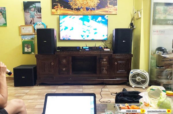 Lắp đặt dàn karaoke trị giá hơn 40 triệu cho anh Hải tại Hải Phòng (BIK BSP 412II, VM630A, BPR-8500, BJ-W35, BJ-U550)