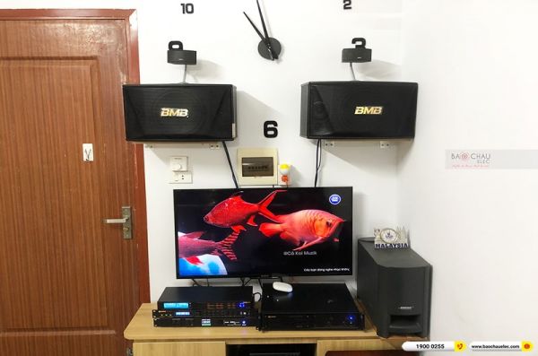 Lắp đặt dàn karaoke trị giá hơn 40 triệu cho anh Thắng tại Hà Nội (BMB 510SE, VM620A, BPR-8500, SW512C, BJ-U550, BKSound M8)