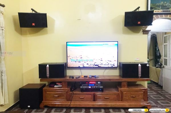 Lắp đặt dàn karaoke trị giá hơn 50 triệu cho anh Hiếu tại Hải Phòng (JBL KI512, JBL CV1252T, VM640A, BKSound KX6, SW815, U900 Plus X)
