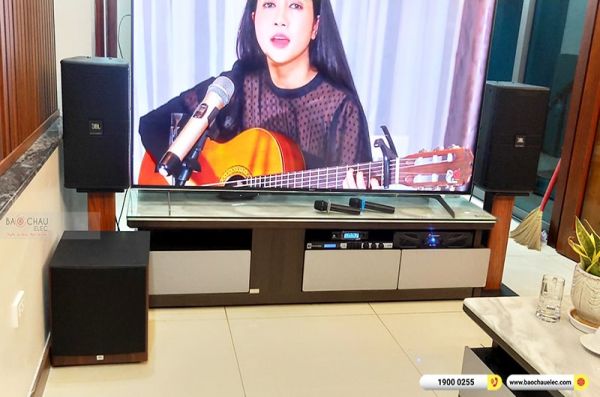 Lắp đặt dàn karaoke trị giá hơn 50 triệu cho chị Thủy tại Hà Nội (JBL KP4010 G2, Crown Xli2500, JBL KX180A, JBL A120P) 