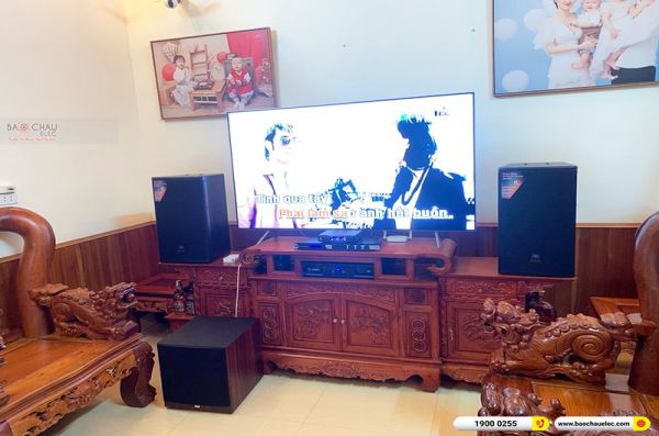 Lắp đặt dàn karaoke trị giá hơn 70 triệu cho anh Định tại Thanh Hóa (JBL MTS12, Crown T7, KX180A, JBL A120P, VM300)