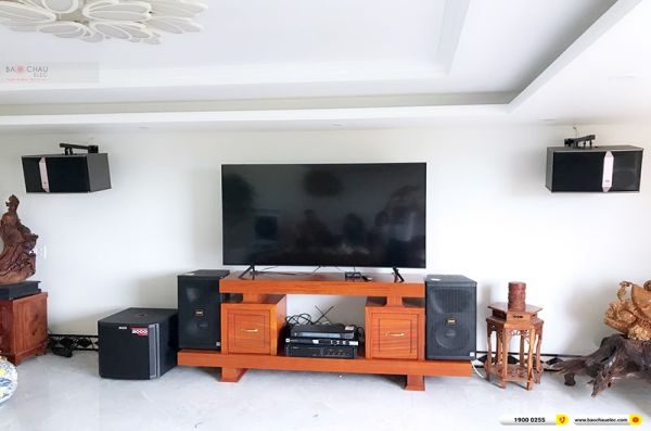 Lắp đặt dàn karaoke trị giá hơn 70 triệu cho anh Giang tại Nam Định (JBL KI510, BMB 1210SE, VM640A, KX180A, TS312S, BCE VIP3000) 