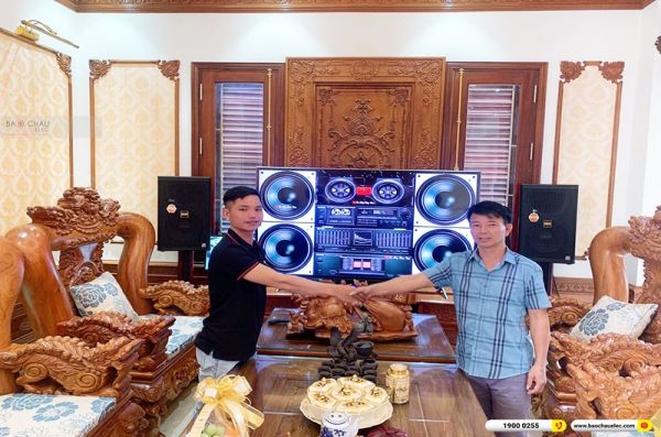 Lắp đặt dàn karaoke trị giá hơn 70 triệu cho chị Du tại Thanh Hóa (BMB 1212SE, BPA-8200, KX180A, TS312S, JBL VM300)