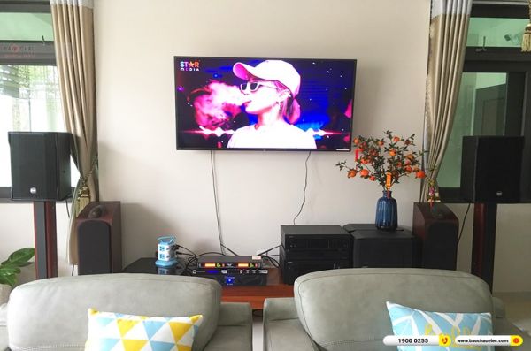 Lắp đặt dàn karaoke trị giá hơn 90 triệu cho anh Tâm tại Bến Tre (RCF CMAX 4110, Crown Xli3500, JBL KX180A, VIP6000)