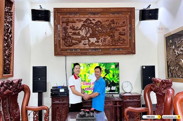 Lắp đặt dàn karaoke trị giá khoảng 120 triệu cho anh Quyền tại Hải Phòng (JBL KP4012 G2, JBL Pasion 10, VM840A, K9900II, JBL Eon 718S, BMB WB-5000) 