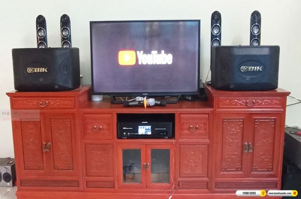 Lắp đặt dàn karaoke trị giá khoảng 15 triệu cho anh Nam tại Bắc Giang (BIK BQ-S63, BKSound DKA 6500)