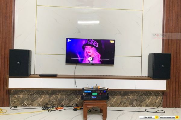 Lắp đặt dàn karaoke trị giá khoảng 60 triệu cho anh Chung tại Thanh Hóa (JBL KP4012 G2, BPA-8200, BPR-5600, BJ-U550) 