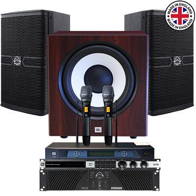 Dàn karaoke cao cấp Wharfedale 07 (Wharfedale Pro ANGLO 12, Wharfedale Pro CPD 3600, JBL A120P, JBL KX180A, BCE VIP3000)