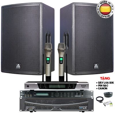 Dàn karaoke nhập khẩu Tây Ban Nha (Amate Audio Key 10, APP MZ-46, BKSound X5 Plus, BCE UGX12)