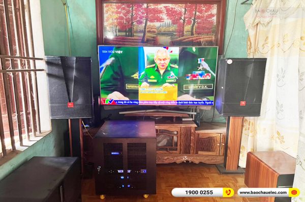 Lắp đặt bộ dàn karaoke hơn 100 triệu cho anh Đức ở Lạng Sơn (JBL XS15, JBL CV1570, BPA-8200, AAP 8004, BPR-8500, W88PLUS, BJ-U500)