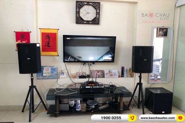 Lắp đặt bộ dàn karaoke trị giá hơn 30 triệu đồng cho anh Tiến tại Hải Phòng (BIK BSP 412II, APP MZ-66, Bksound X6, BKSound SW612B)