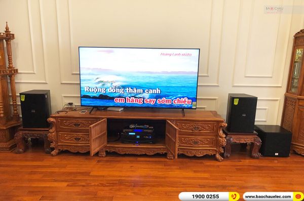 Lắp đặt dàn karaoke hơn 33 triệu cho anh Hòa ở Hà Nội (Domus DP 6120, AAP Mz66, BKSound X5 plus, SW512-B, BKSound M8, BCE U900 Plus X)