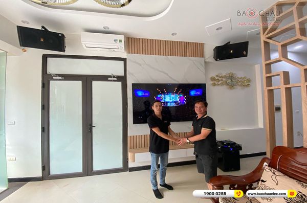 Lắp đặt dàn karaoke trị giá gần 60 triệu cho gia đình chị Lan Cầu Giấy Hà Nội (BMB CSS 1210SE,Crown XLi2500, JBL KX180A, BIK BJ-W25A)