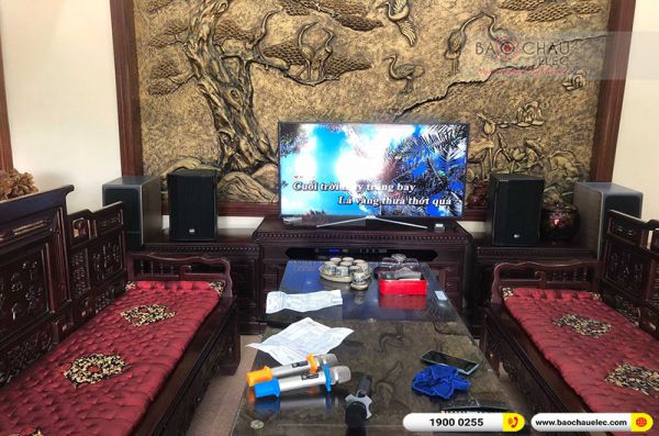 Lắp đặt dàn karaoke trị giá gần 80 triệu cho chị Thảo tại Hà Nội (RCF C MAX 4110,Crown T5, JBL KX180A, JBL VM200)