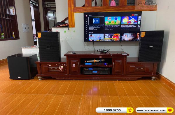 Lắp đặt dàn karaoke trị giá hơn 40 triệu cho anh Thức tại Hải Dương (Domus DK 612S, BIK BPA-8200, BIK BPR-8500,BKSound SW612-B )