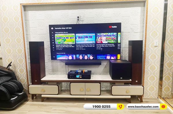 Lắp đặt dàn karaoke, nghe nhạc trị giá khoảng 30 triệu cho anh Đạt tại Hải Phòng (JBL Stage A170, BKSound DKA 5500, JBL A100P)