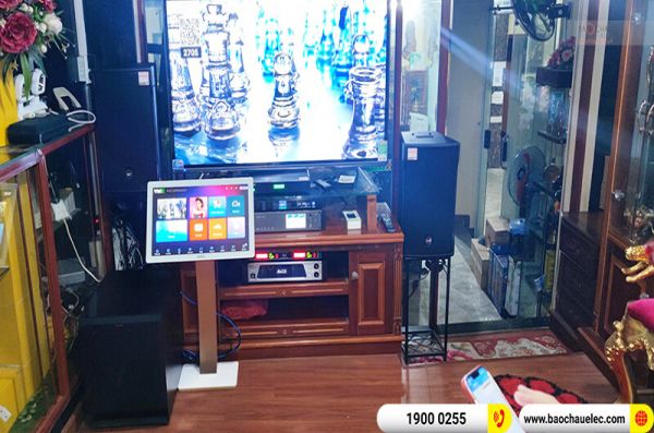 Lắp đặt dàn karaoke trị giá gần 100 triệu cho chị Hoa ở TPHCM (RCF EMAX 3110 MKII, Alto MP 2750, AAP K9900 II Luxury, Klipsch SPL-120, BKSound M8,...)