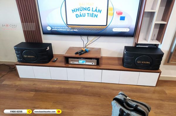 Lắp đặt dàn karaoke trị giá gần 20 triệu cho anh Quang tại Hà Nội (BIK BJ-S668, BKSound DKA 6500) 