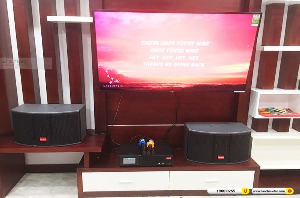 Lắp đặt dàn karaoke trị giá gần 20 triệu cho anh Trọng tại TPHCM (Lenovo KS250, Lenovo K250) 